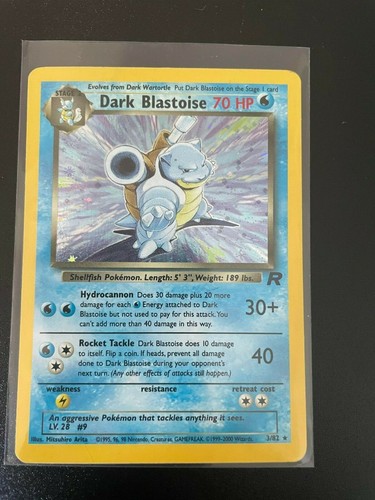 Dark Blastoise Holo 3/82 (Lightly Played) Rocket Pokemon Card