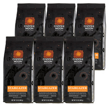 COPPER MOON GROUND COFFEE MEDIUM ROAST STARGAZER BLEND ARABICA KOSHER 4.5 LBS  