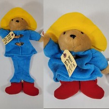 RARE Vintage PADDINGTON BEAR Sears Eden Terrycloth Pull Down Musical Crib Toy