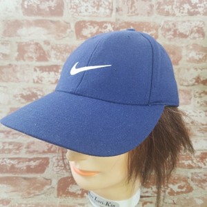 navy blue wool baseball cap