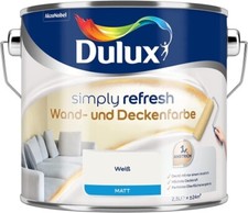 Dulux Simply Refresh Peinture Murale Et De Plafond 2,5 L