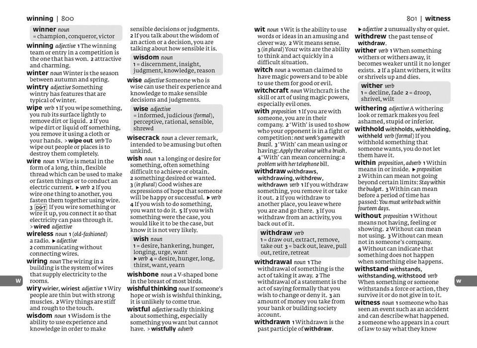Collins Dictionaries Gem School Dictionary and Thesaurus