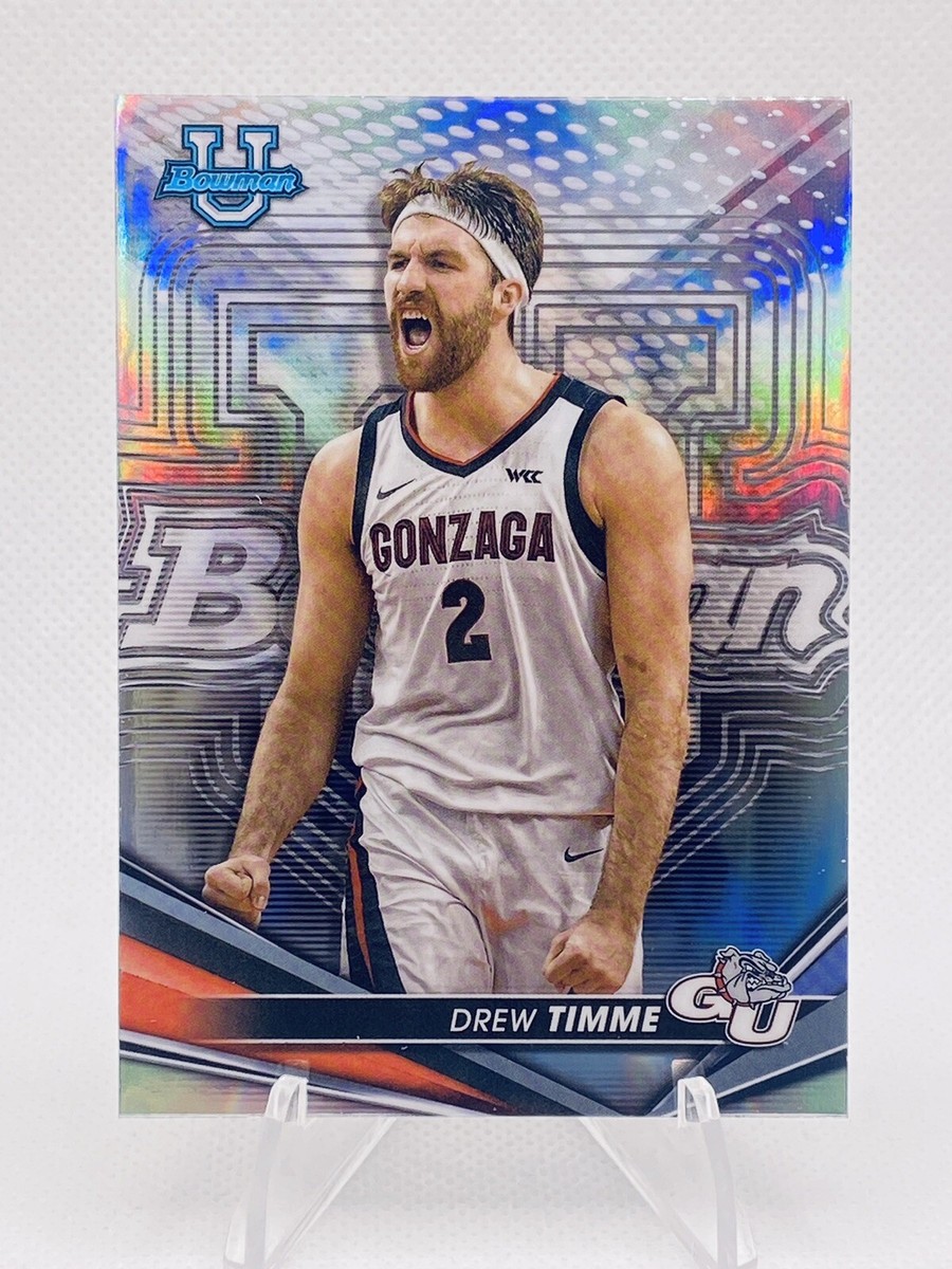 Drew Gonzaga Timme Jersey 2022-23 Bowman's Best U University #100