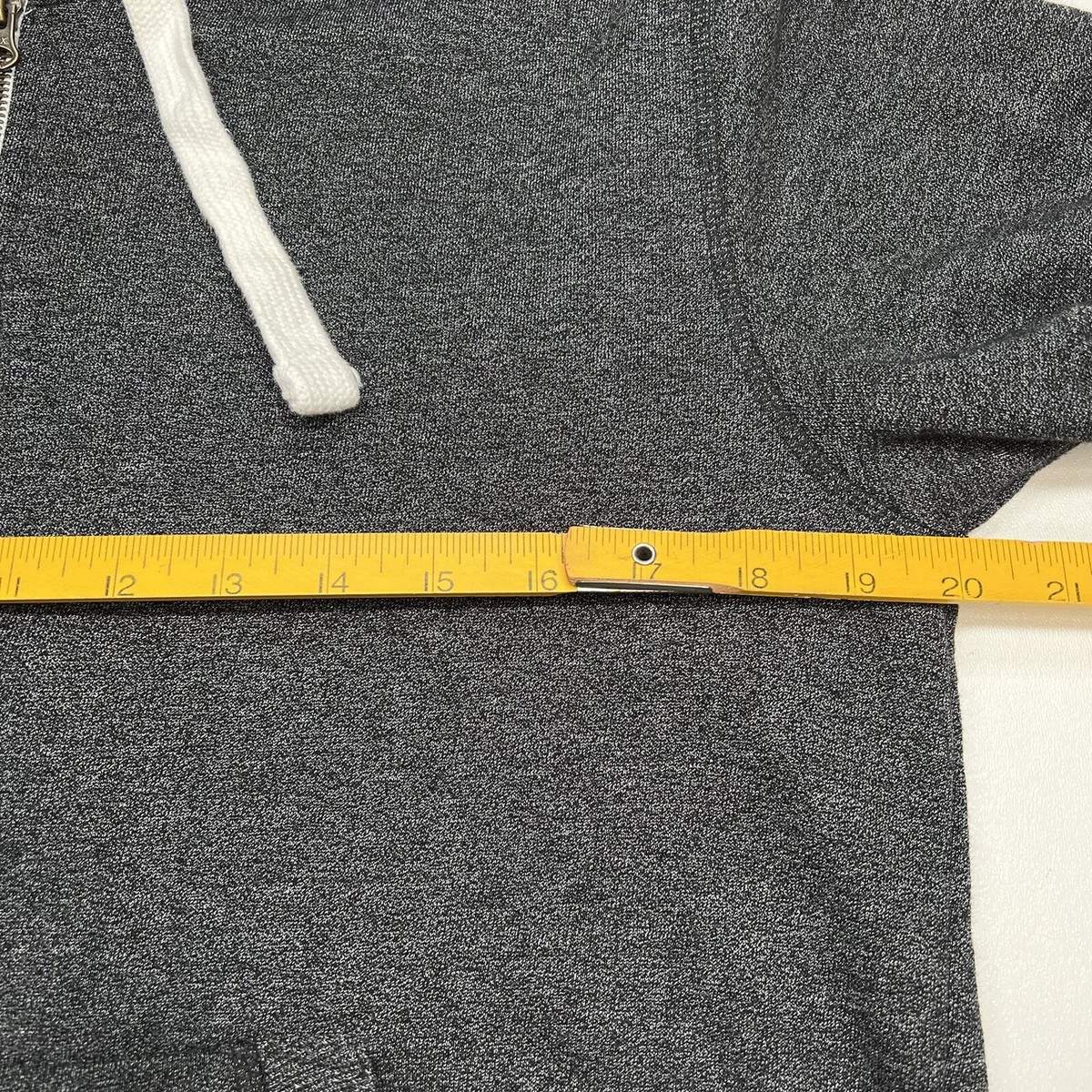 Knickerbocker Vintage Design Small Full Zip Jacket Hoodie Gray Fleece | eBay