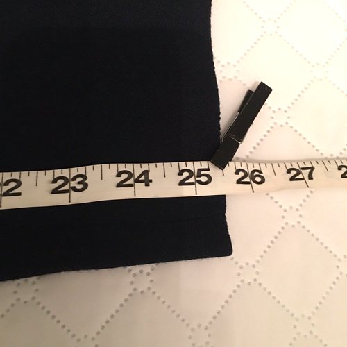 Vintage Pendleton Dress Pants Women 10 Navy Blue 100% Virgin Wool Slacks Work - Picture 9 of 15