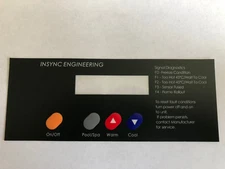 NEW - COMPATIBLE ASTRAL HURLCON POOL WX HX JX & MX SERIES HEATER LABEL BY INSYNC