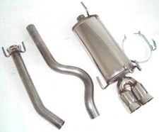 FMS Gr A Edelstahl Rennsport  Auspuffanlage Opel Astra F CC 1.4l 1.6l 1.8 2.0