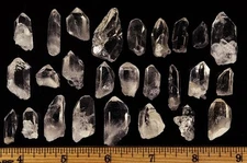 Arkansas Crystal Quartz - Small Points from Avatar Crystal Mine - 50 Pieces