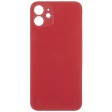 Back Glass Big Hole for Apple iPhone 12 Red Replacement Part Parts Module