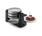 Cuisinart - Double Flip Belgian Waffle Maker - Stainless Steel & Black New