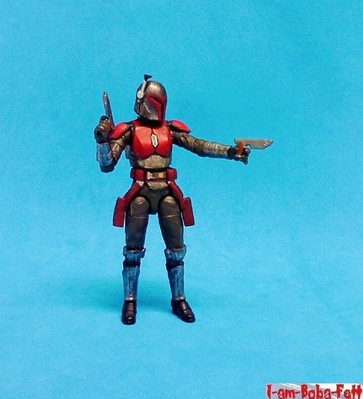 FEMALE BOBA FETT 3.75 CUSTOM ACTION FIGURE, MS. FETT, MANDY, MANDALORIAN