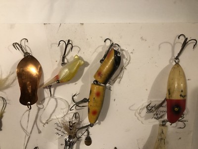Collection of Antique/Vintage Fishing Lures - Some Rare Wood and Metal |  eBay
