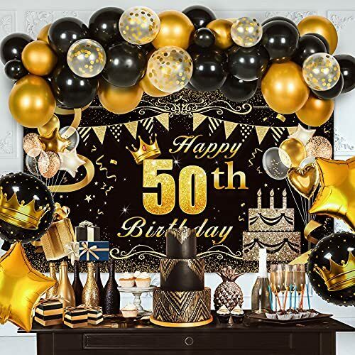 toohoo 50th Birthday Decorations for Men 50th Nepal | Ubuy