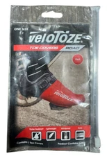 VeloToze Toe Cover (Red) One Size Water proof Light weight Windproof Aero Latex