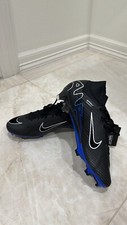 Nike Zoom Superfly 9 Elite FG Black Chrome Hyper Royal DJ4977-040 Size 9.5