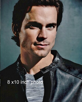 MATT BOMER dreamy shot in black leather jacket beefcake Celebrity photo (189)