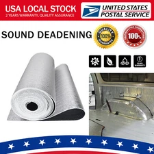 60"x40" Automotive Sound Deadening Insulation Heat Barrier Noise Proof Deadener