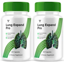 (2 Pack) Lung Expand Pro, LungExpandPro Advanced Supplement (120 Capsules)