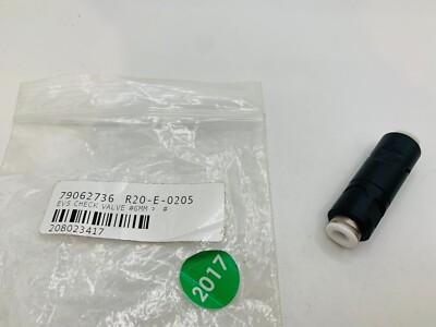 NEU ORIGINAL EVERSYS OEM RÜCKSCHLAGVENTIL 6 MM > 79062736 208023417