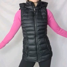 Lululemon Uk 8 (us 4) Down For It Vest £158 Black Puffa Gilet Body Warmer Goose