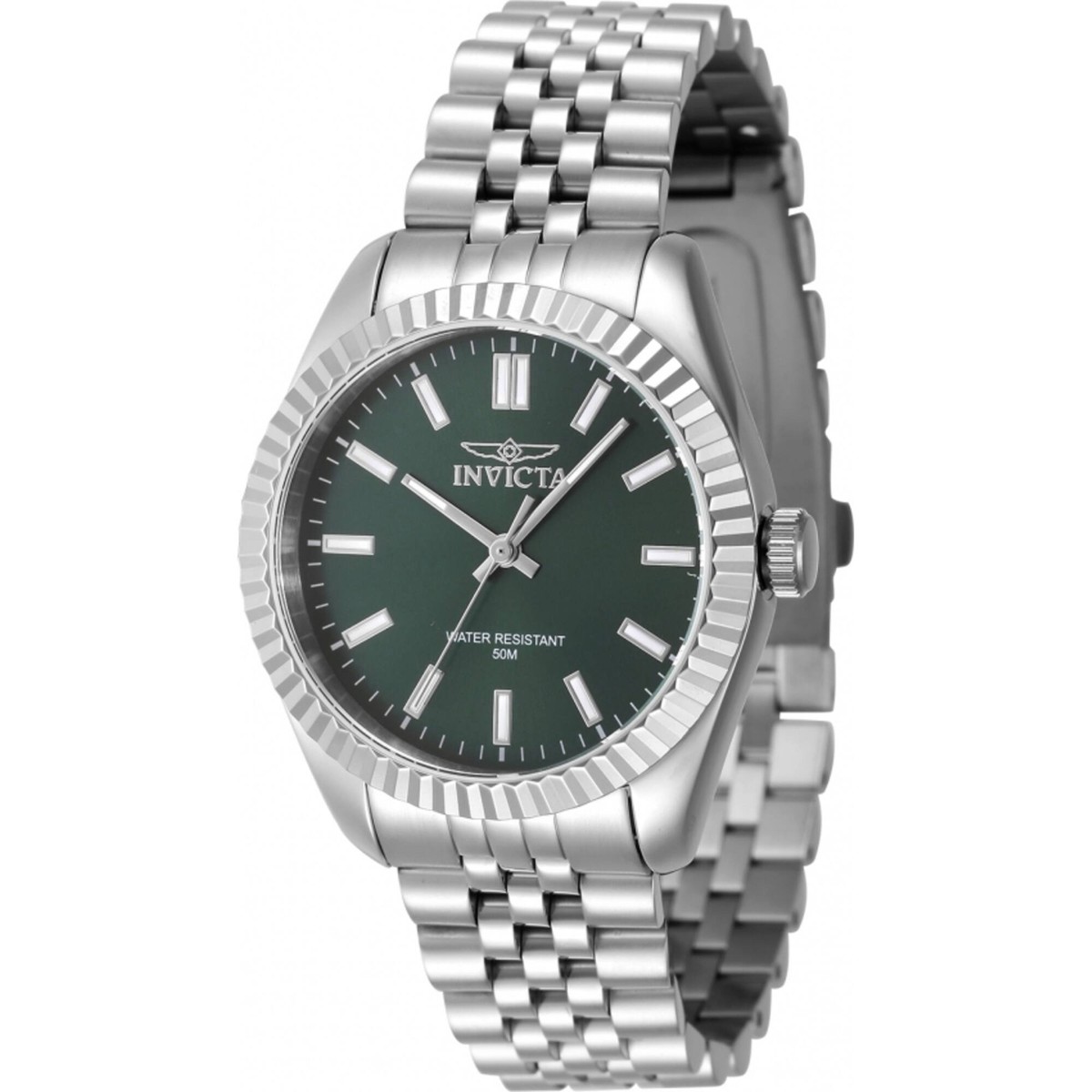 Invicta Women Wristwatch Speciality Collection Silver Tone Quartz Analog Watch Amazon.com: Invicta Vintage Automatic Silver Dial Ladies  main image 3