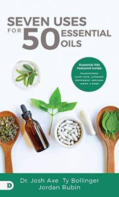 #ad Seven Uses for 50 Essential Oils Paperback By Axe Dr Josh VERY GOOD $5.04