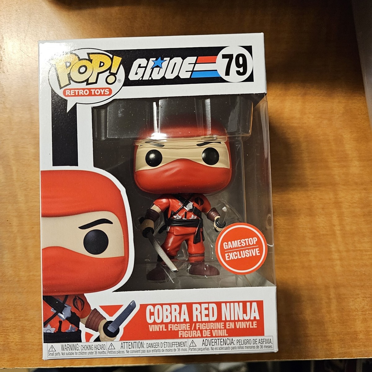 Funko POP! Retro Toys GI Joe #79 Cobra Red Ninja Gamestop