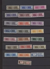 s46941 ITALY MNH** 1955/79 Postal parcels fil. stars 22v