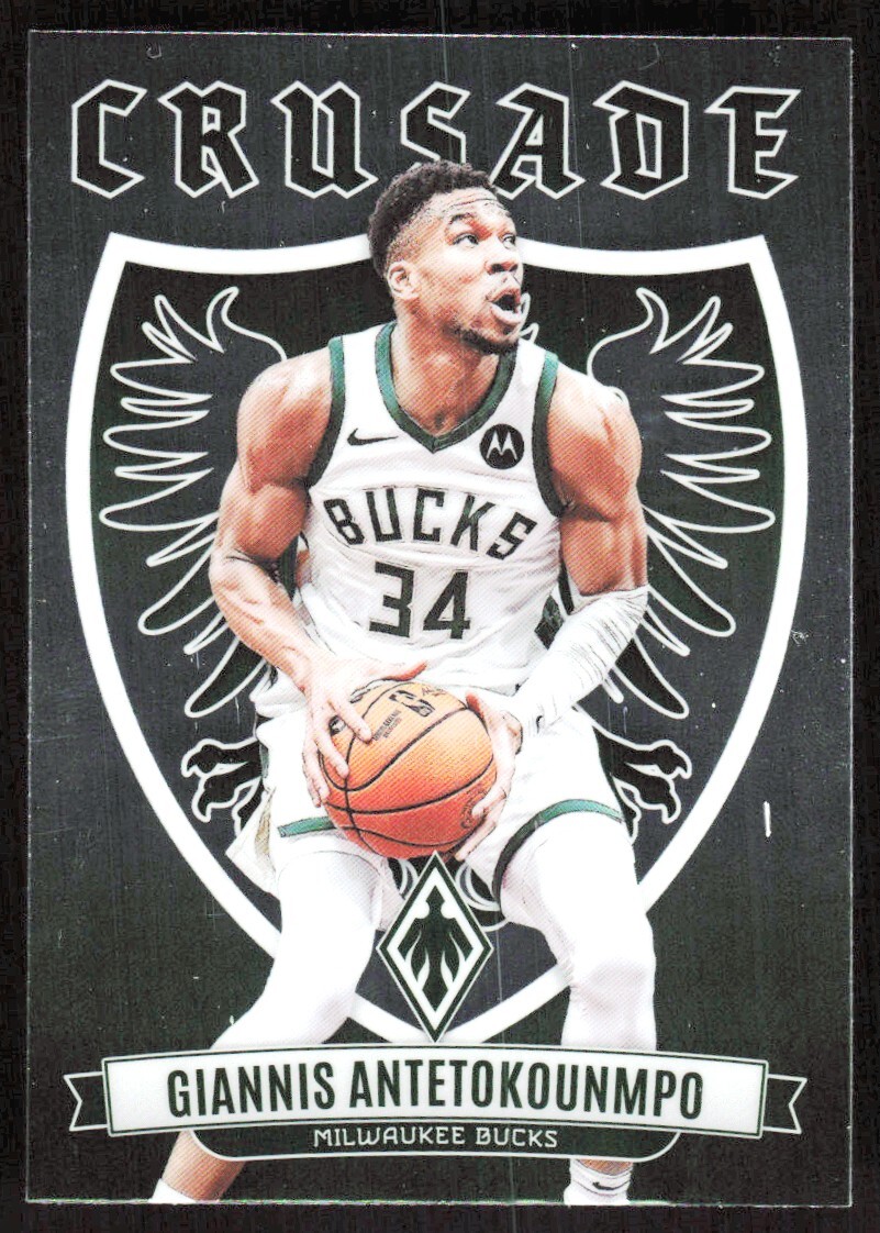 2023-24 731F Panini Phoenix Crusade Giannis Antetokounmpo Milwaukee Bucks #1
