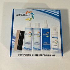Refreshed Shoe / Sneaker Cleaner Protection 5 Piece Shoe Care System Full Size