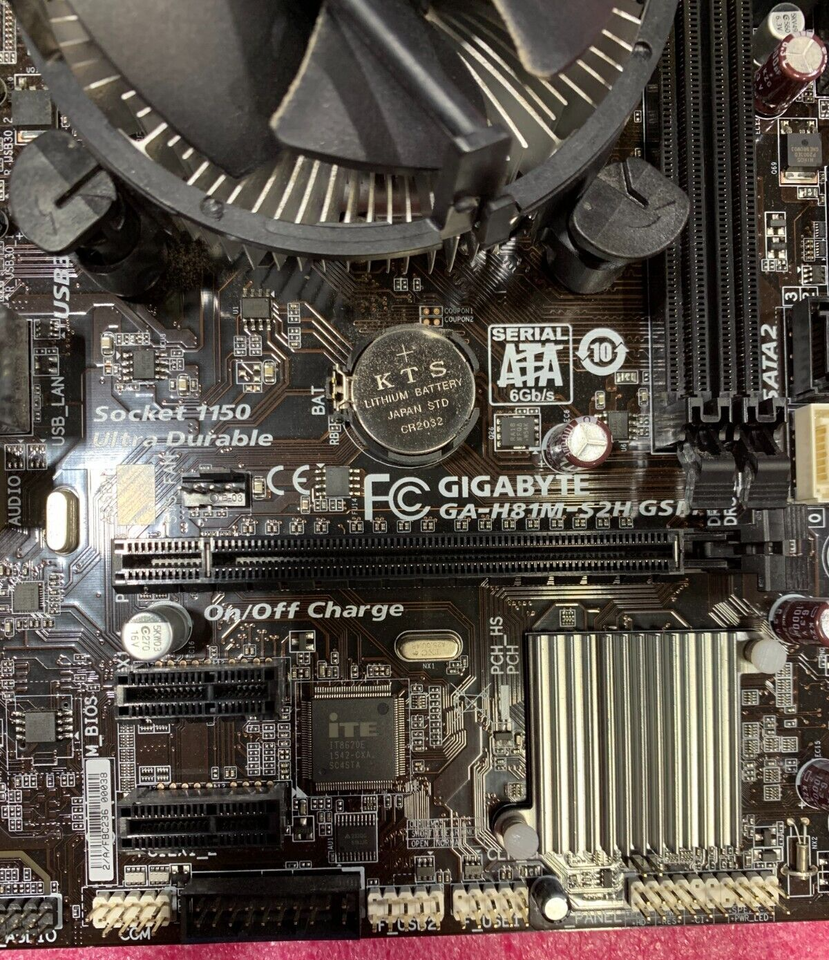 Gigabyte GAH81MS2H GSM Motherboard W/ Cooling Fan & I/O Shield eBay