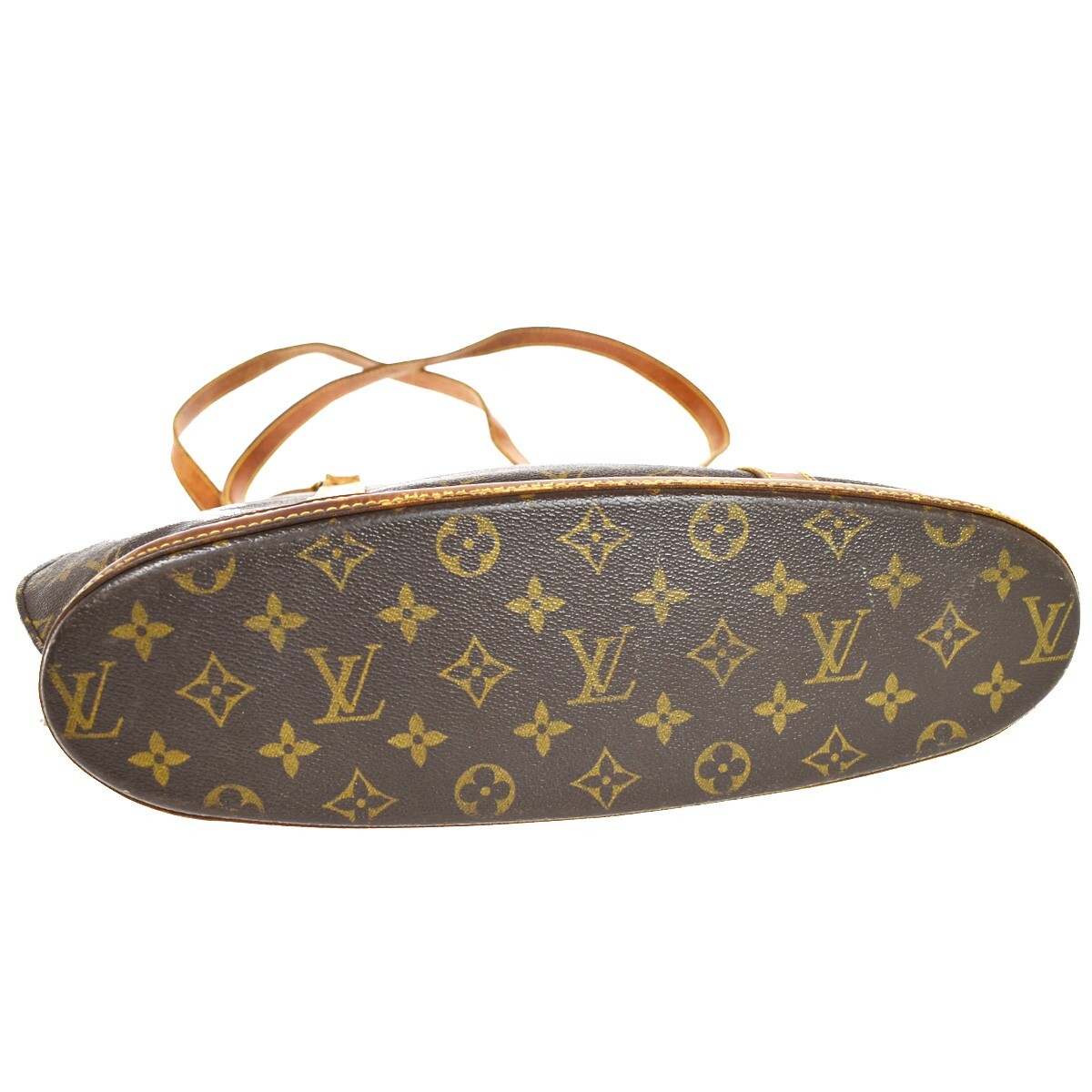LOUIS VUITTON Babylone Shoulder Bag Monogram Leather Brown France  