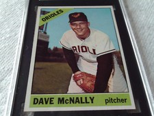 1966  TOPPS   # 193   DAVE  McNALLY   SGC  84    ORIOLES    BASEBALL   !!