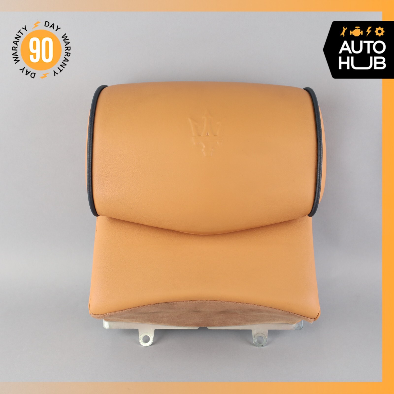03-13 Maserati Quattroporte M139 Rear Center Seat Headrest Cuoio OEM 72k