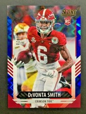 2021 Panini Score - DeVonta Smith #324 Alabama Tide - ROOKIE Blue Explosion /20