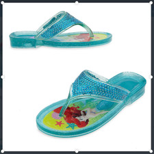 Disney Store Ariel Jelly Sandals for Girls - Size 9/10 - New