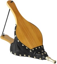 Amagabeli Large Fireplace Bellows 16.6 x 6.7inch Wood Air Blower Fire Bellow