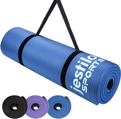 Yoga Mat Meditation Size 183 *61cm with 10MM Thickness Non-slip NBR exercise mat - Picture 1 of 8