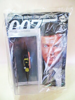 JAMES BOND 007 COLLECTION 102 ''BONDOLA, MOONRAKER'' & MAGAZIN 1:43 MIB/BOXED