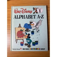 Walt Disney Alphabet A-Z Alphabet Book Bantam Books Fun to Learn Library