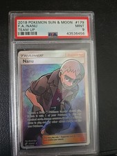 Team Up 179 Full Art Nanu PSA 9