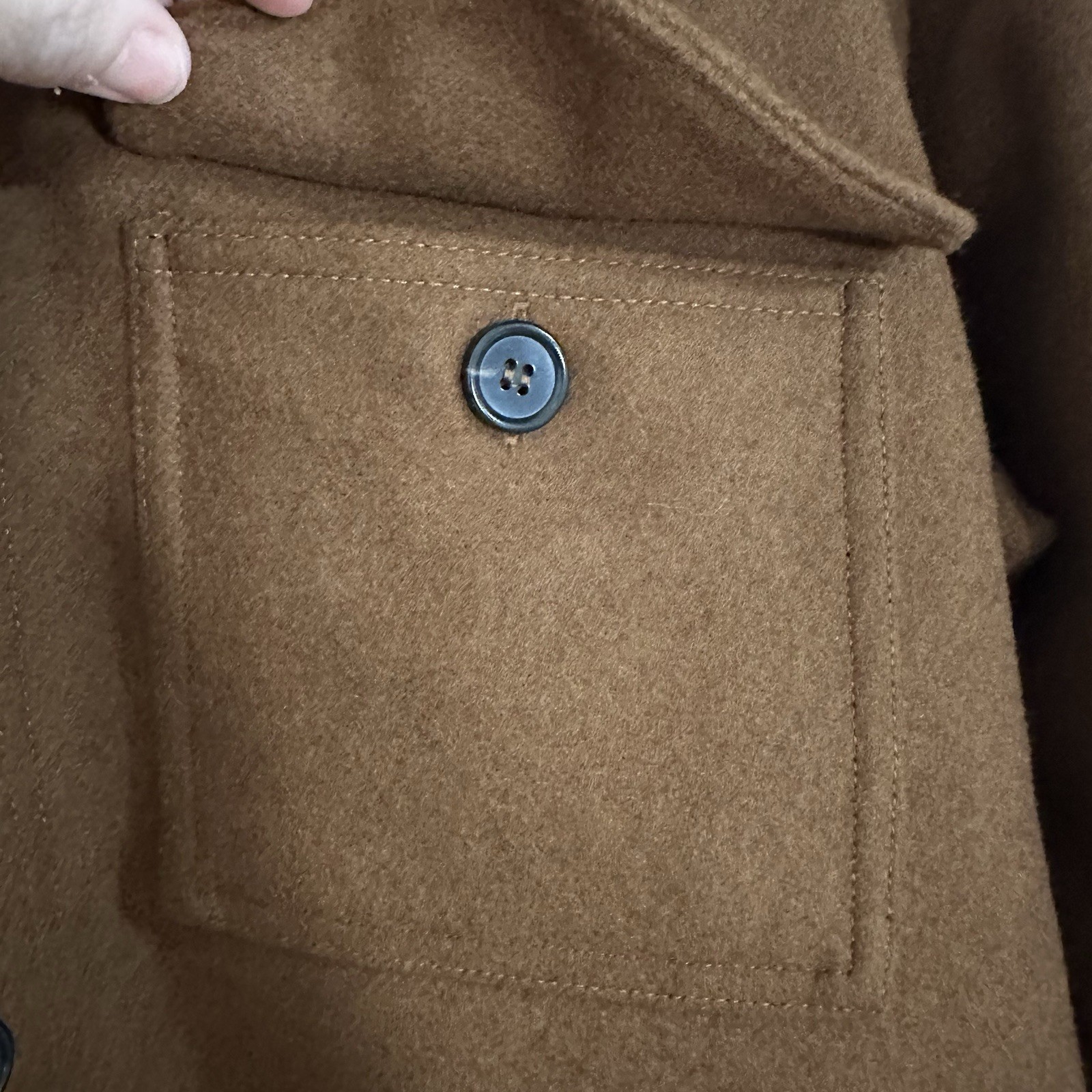 Filson Mackinaw Wool Jac-Shirt Mens M Chessie Tan Special Edition Heavyweight image 3