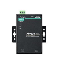MOXA NPort 5210 w/Adapter 2 Port Serial Device Server, 10/100M Ethernet, RS-2...