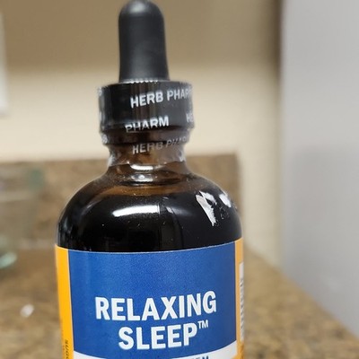 Herb Pharm Relaxing Sleep Aid Liquid Extract Drops Organic Gluten-Free 0.7ml