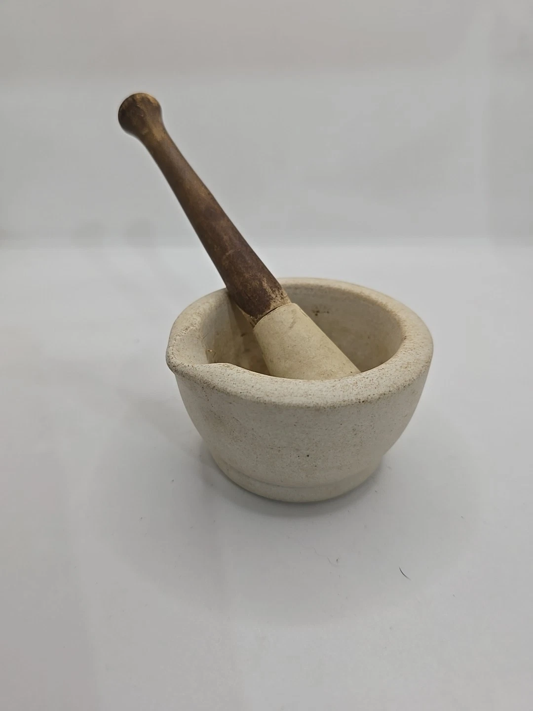 Antique Apothecary Thomas Maddock & Sons Mortar & Pestle
