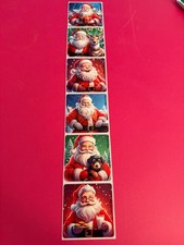 STICKER SHEET: Santa Claus christmas presents