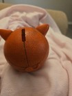 Resin Basket Ball Shaped Pig Coin Bank. Has Stopper On The Bottom. — photo 3