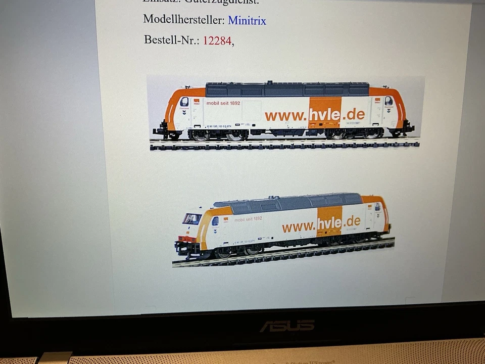 Minitrix 12284 Diesellok BR 285 102 Havelländischen Eisenbahn AG unbespielt OVP - Bild 3 von 4