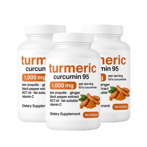 Reines Kurkuma Curcumin Nahrungsergänzungsmittel 1000mg 95% Curcuminoide 120 Veggie Caps - Bild 20 von 22