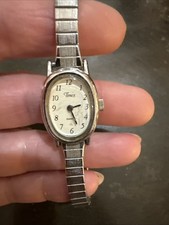 Timex Women's Silver Tone Vintage Watch